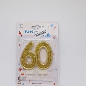 Svjećica za tortu broj 60