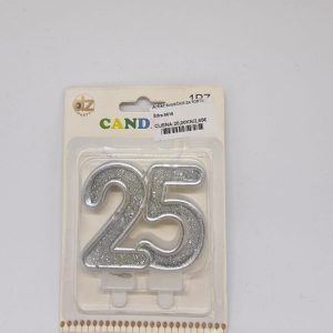Svjećica za tortu broj 25