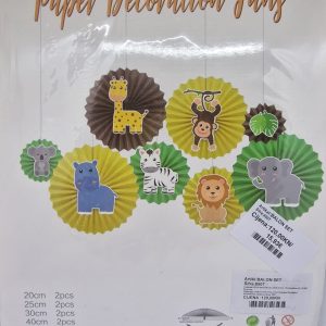 Papirnata dekoracija 8kom