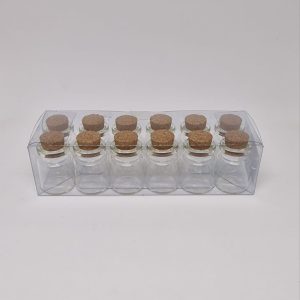 Staklena bočica šur čep 12/1  2,2x3cm